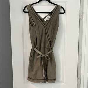 Cloth & Stone Olive Green Women's Shorts Romper